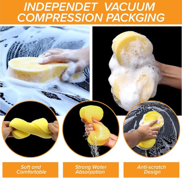 Thumbnail 2 de Car Sponges Pack of 2 Large