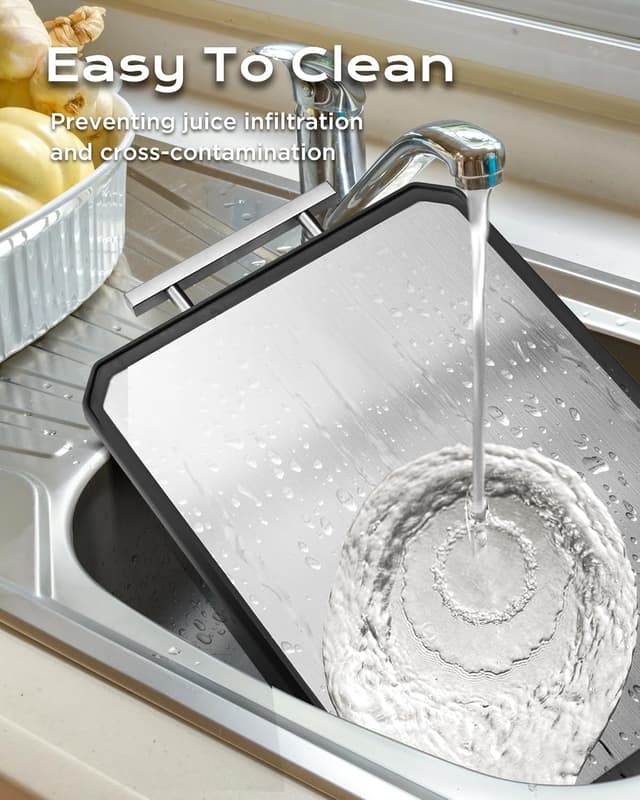 Thumbnail 5 de SNOWCLAD Stainless Steel Cutting Board 16 x 11 🔪