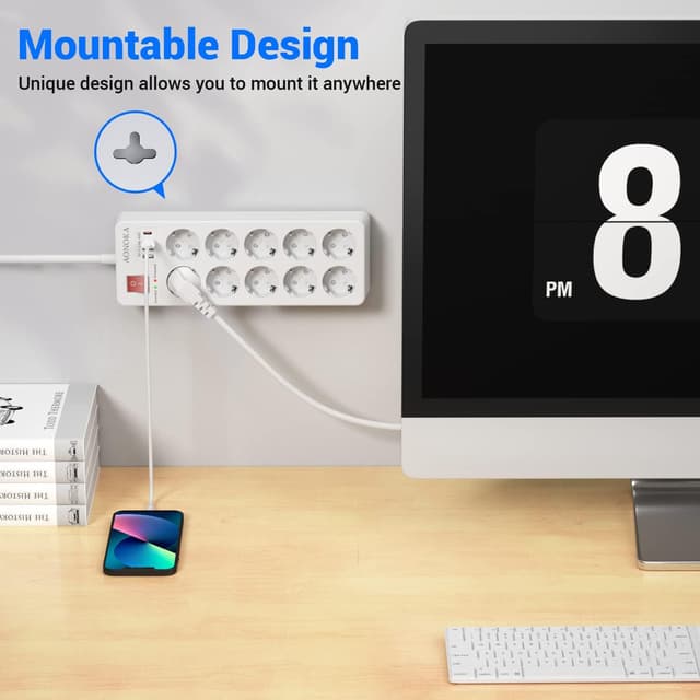 Detalle 2 de Ciabatta multipresa 10 prese 1700 J