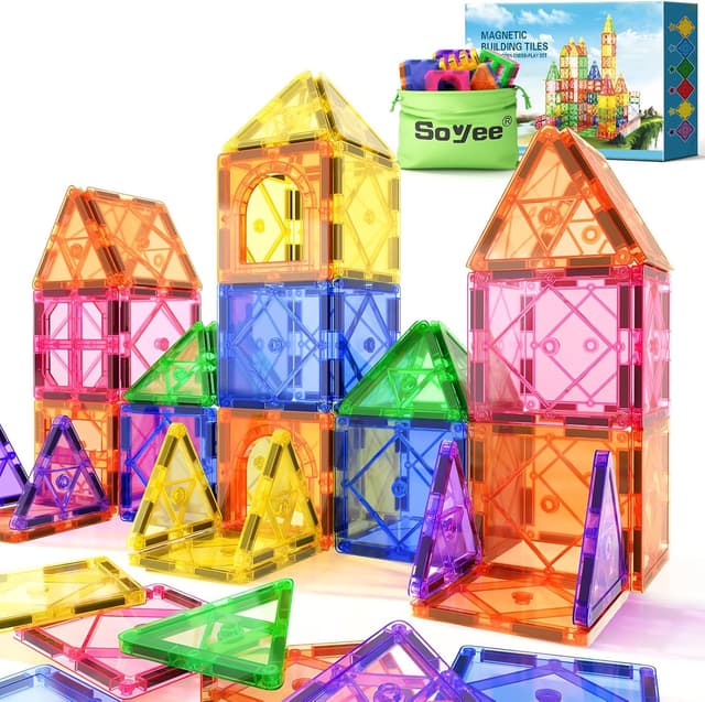 Imagen de Soyee Magnetic Tiles STEM Toys for Ages 3–12 🧩 en OfertitasTOP