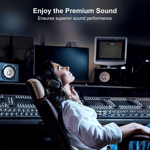 Detalle de FIBBR 6.35mm (1/4" TRS) to 6.35mm Stereo Audio Cable, 3m – nylon braided instrument/line lead