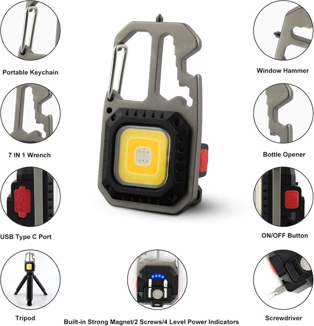 Thumbnail 2 de T-SUN Mini Lampada 800 lumen 🔦