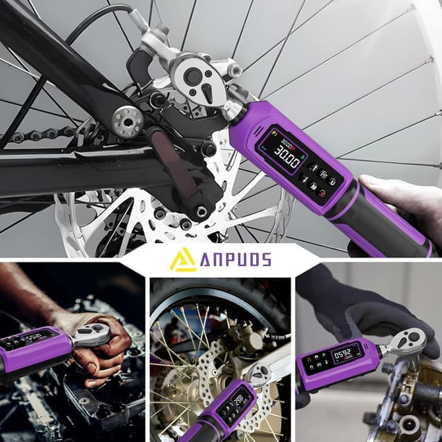 Thumbnail 6 de ANPUDS Clé Dynamométrique Numérique 3/8'' 0,9–60 Nm