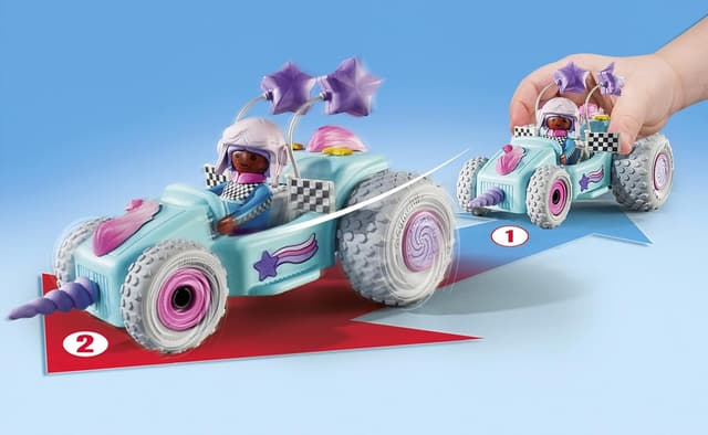Thumbnail 3 de PLAYMOBIL Funstars 71635 Kart Racing Unicornio 🦄 Diversión Mágica