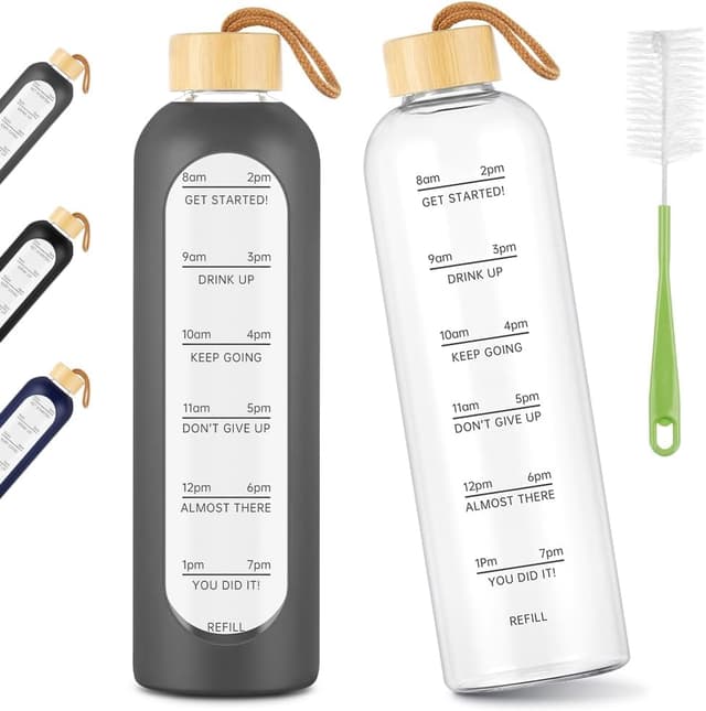 Detalle de AOOWU Borraccia in vetro 1000 ml