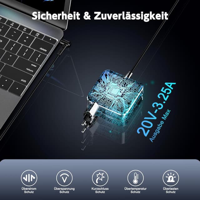 Thumbnail 4 de Lenovo Ideapad Netzteil Ladekabel 65W