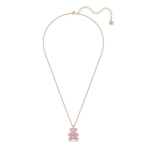 Detalle 2 de Swarovski Colgante Teddy Oso Rosa