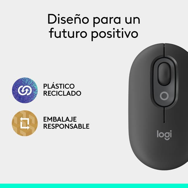 Thumbnail 8 de Logitech POP Mouse: Ratón Bluetooth portátil con fácil cambio 😊