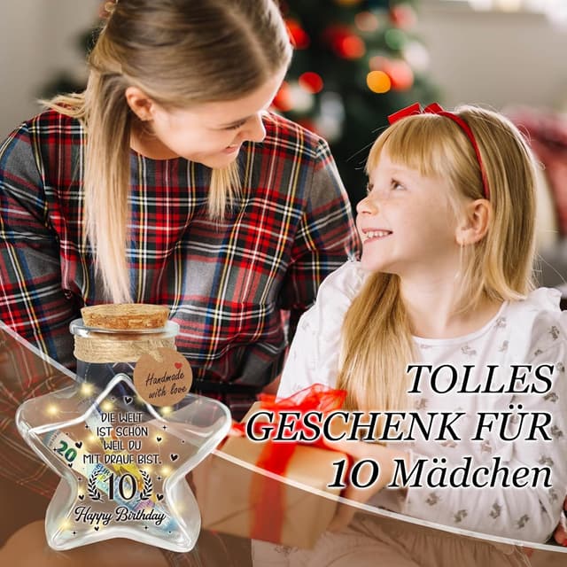 Thumbnail 1 de Giftota 10 Geburtstag LED Sternflasche