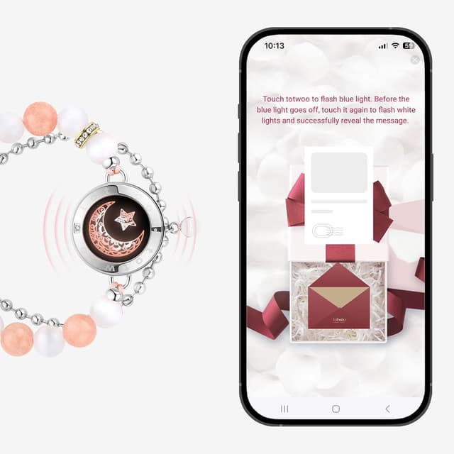 Thumbnail 4 de TOTWOO Long Distance Touch Bracelets 1 App Pairing