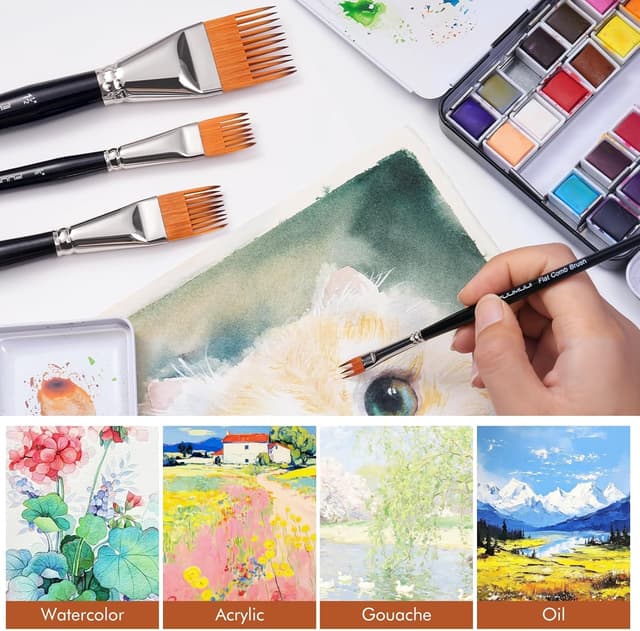 Thumbnail 4 de Fuumuui 5PCS Grainer Brush Set