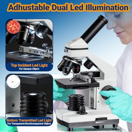 Thumbnail 4 de MAXLAPTER Compound Microscope 40X–2000X 🔬