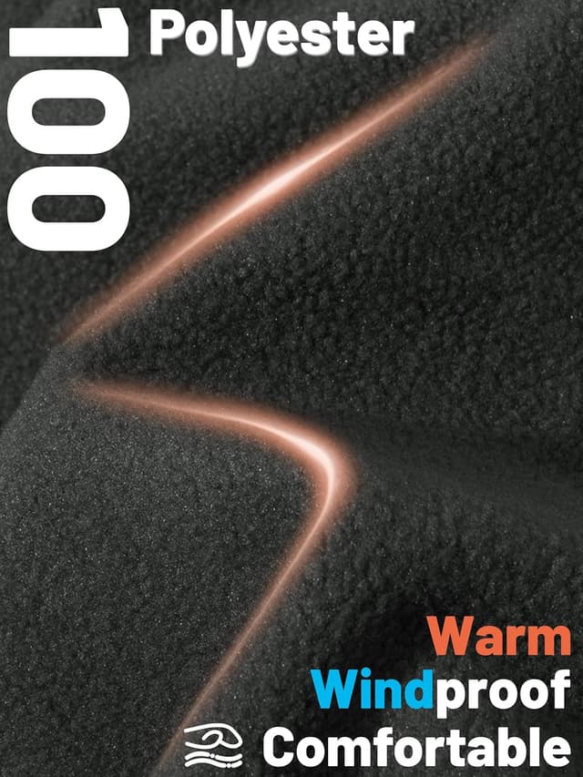 Thumbnail 2 de TACVASEN Herren Fleecejacke Military