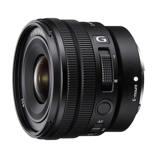 Detalle de Sony SELP1020G objetivo zoom 10-20 mm F4 para vídeo