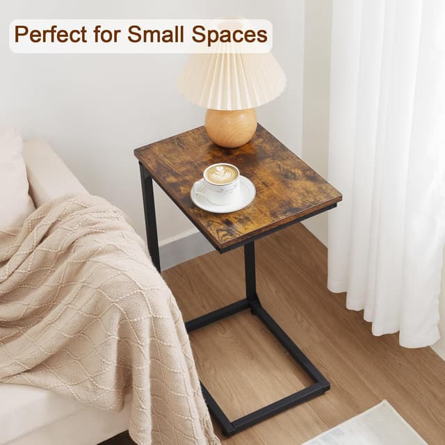 Thumbnail 6 de AMHANCIBLE C-Shaped Side Table (UHET02CBR-1) for small spaces