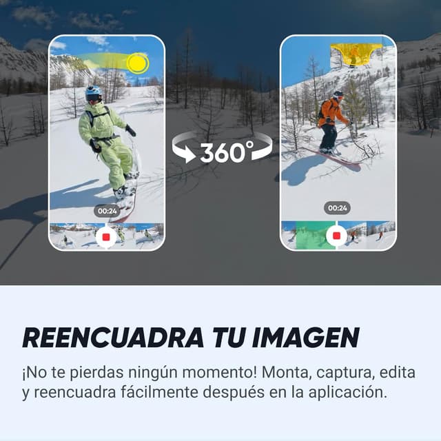 Thumbnail 2 de Insta360 X4 Cámara 360 8K para snowboard