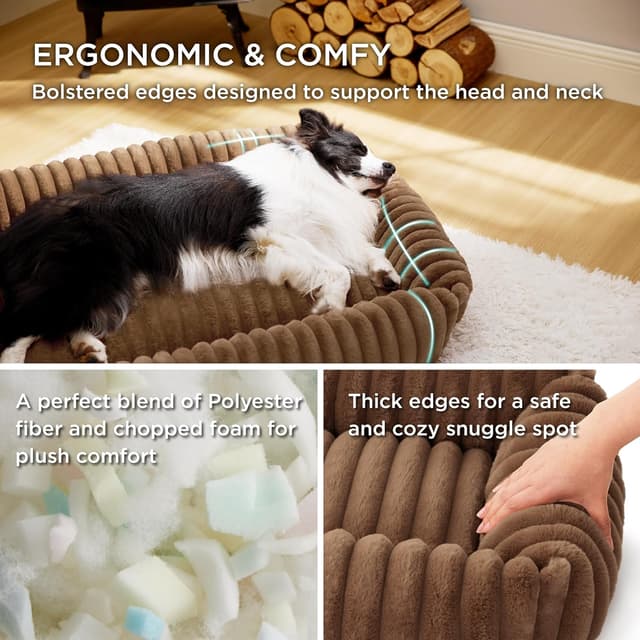 Thumbnail 1 de BEDSURE waschbares Hundebett 109x76x20 cm