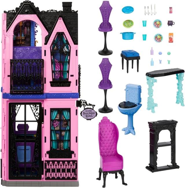 Thumbnail 4 de Monster High Boo-tique Hotel Doll House