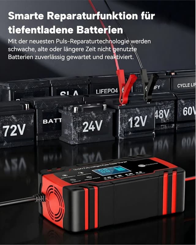 Detalle 2 de Autobatterie Ladegerät 8 A