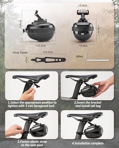 Thumbnail 5 de Sacoche de selle ROCKBROS 0,4L ⚙