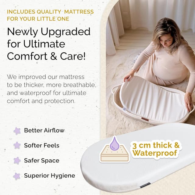 Thumbnail 3 de Yunioo Canasta Cambiadora 31.5 x 16.5 x 4.5 pulgadas 📦