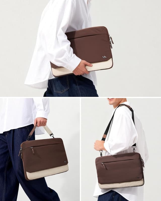 Detalle 2 de Inateck 360° Laptoptasche für 14 Zoll