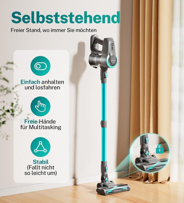 Thumbnail 6 de YISORA N300 55 Min Akku-Staubsauger 🧹