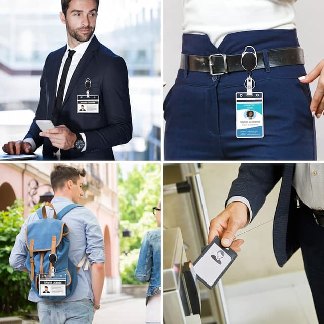 Thumbnail 5 de Vicloon Schlüsselanhänger Ausziehbar 10 Stück 🔑