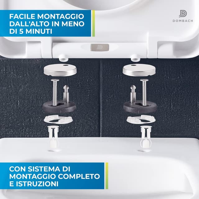 Thumbnail 3 de Dombach Lamera Sedile WC con chiusura lenta