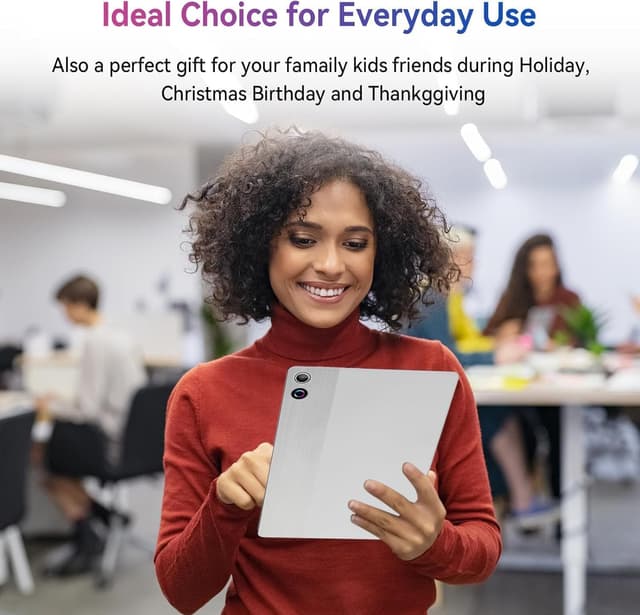 Thumbnail 6 de MUISOO 10 Inch Android 14 Tablet (16GB RAM, 128GB ROM, Expandable to 1TB) with 5G/2.4G WiFi, BT 5.0 and Dual Cameras