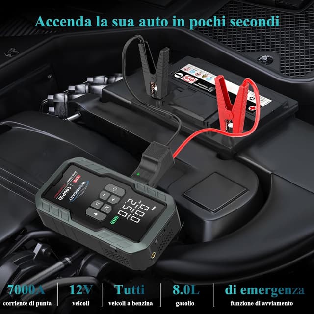 Detalle 2 de Wonsidary Z10 Booster 7000A 27000 mAh