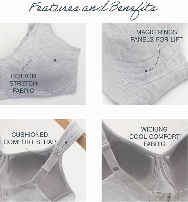 Detalle 2 de Playtex Wireless Bra 18-Hour Ultimate Lift