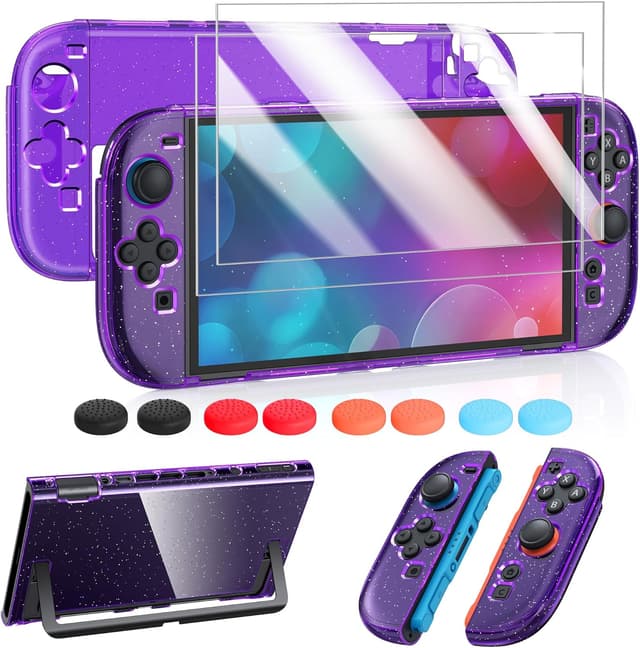 Detalle de FYOUNG Switch 2 Cover-Set mit 9H Folien