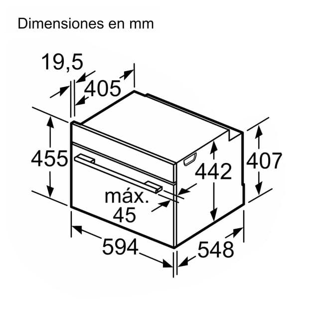 Thumbnail 1 de Siemens CB734G1B1 horno compacto cookControl Plus