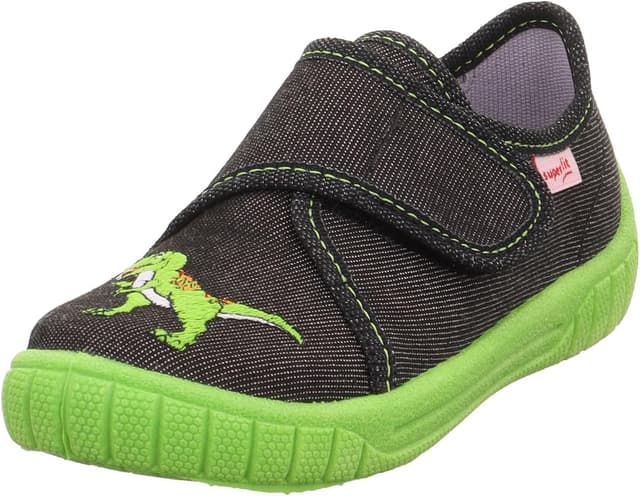 Detalle de Superfit Jungen Bill Hausschuhe 1-800278 – bequeme Klett-Hausschuhe mit Baumwollfutter