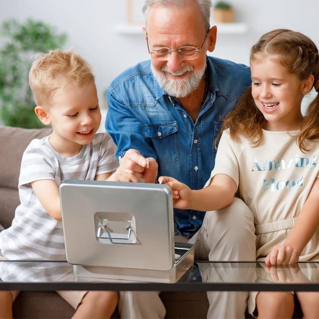 Thumbnail 6 de GREELUE Geldkassette Silber 30 cm