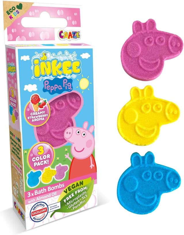Detalle 2 de INKEE 10 Mini Packs Peppa Pig bombas