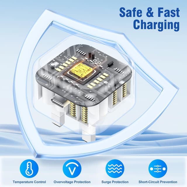 Detalle 2 de iPhone 17 USB‑C 20W fast charger pack 2🔌