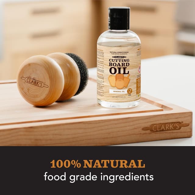 Thumbnail 6 de CLARK'S Mineral Oil, 8 oz for Wood Cutting Boards ⚙