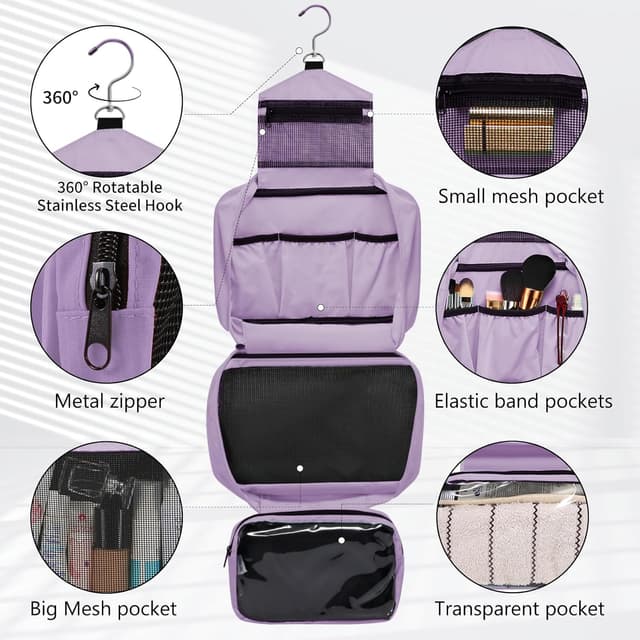 Thumbnail 3 de homchen Hängende Reise Toilettentasche Groß L