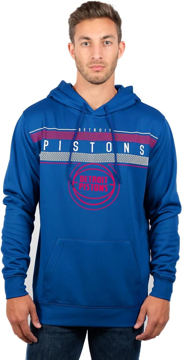 Detalle 2 de Ultra Game Men’s NBA Official Super Soft Midtown Hoodie Sweatshirt