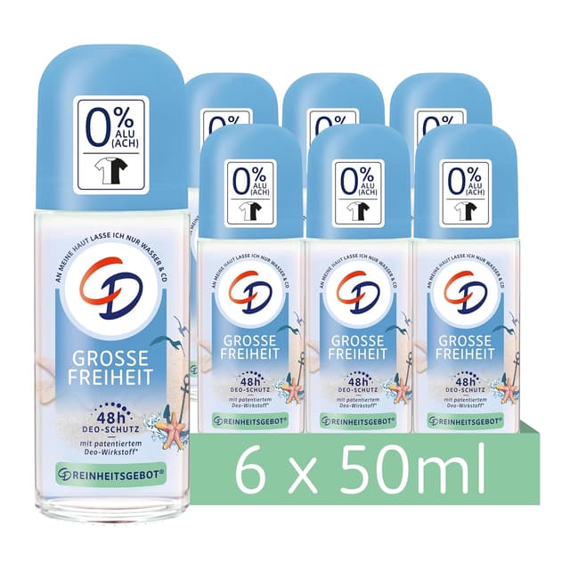 Imagen de CD Deo Roll-On Große Freiheit 50 ml 6er Pack en OfertitasTOP