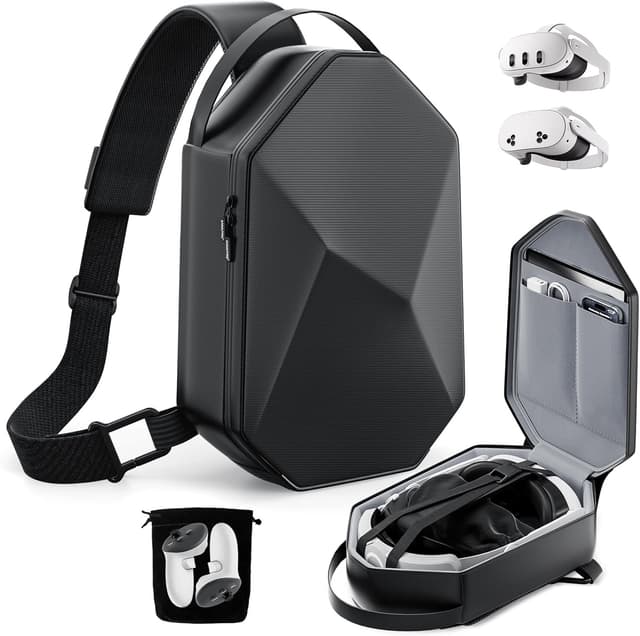 Detalle de Hard VR carrying case for Quest 3S