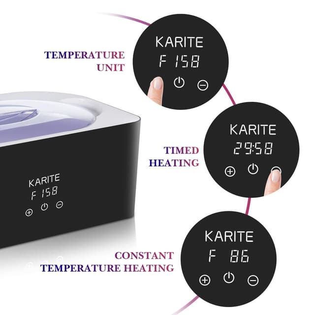 Detalle 2 de Karite Paraffin Wax Machine for Hands and Feet (4000ml) – Auto-time & Keep Warm Paraffin Wax Bath Kit