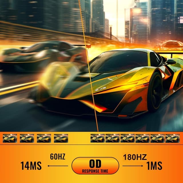 Detalle 2 de Minifire 27 Zoll FHD Gaming-Monitor MFG27F2 (180 Hz, 1 ms, Fast IPS, HDR 10, AdaptiveSync)