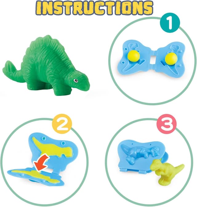 Detalle de VConejo Color Dough Toys Dough Accessories Set (Dinosaurs World) for Ages 2–4–8