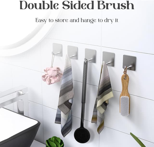 Thumbnail 6 de Wiseten Silicone Body Scrubber 15.7–23.6" extendable