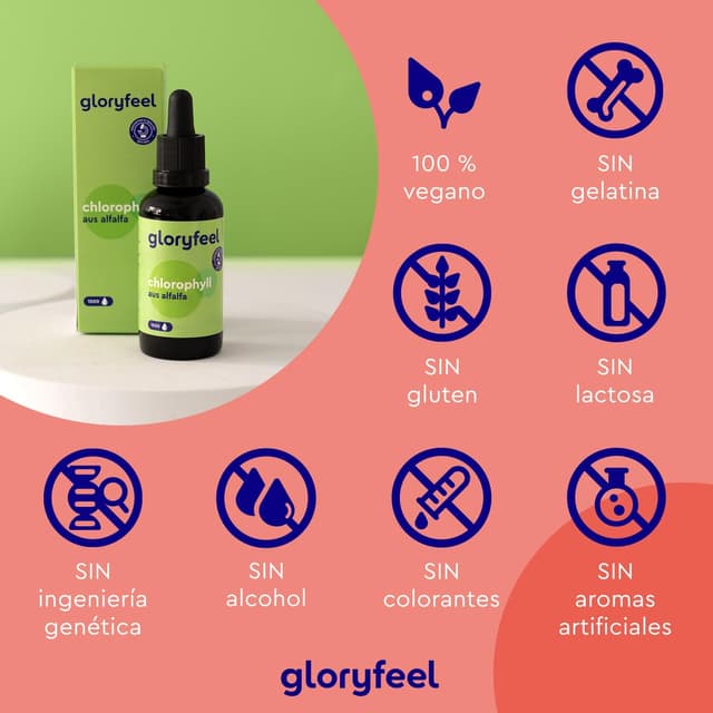 Thumbnail 2 de Clorofila Líquida Natural 50ml 🌿 - Vegana y Sin Aditivos