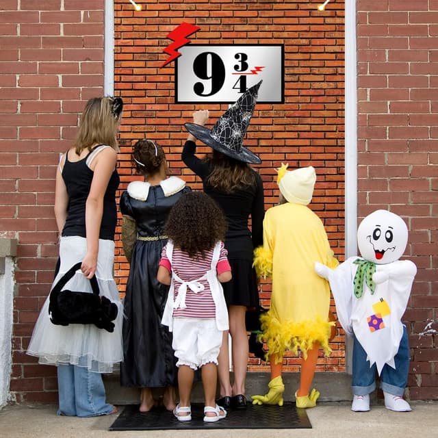 Detalle de Aurasky Fond mur de briques Wizard pliable 180 x 110 cm avec 2 œillets