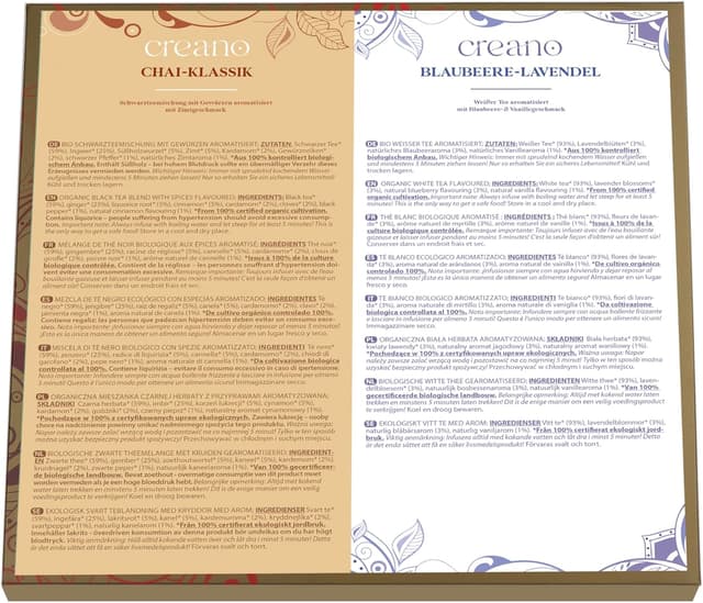 Thumbnail 2 de Creano Coffret ThĂ©s Bio 48 sachets đ”